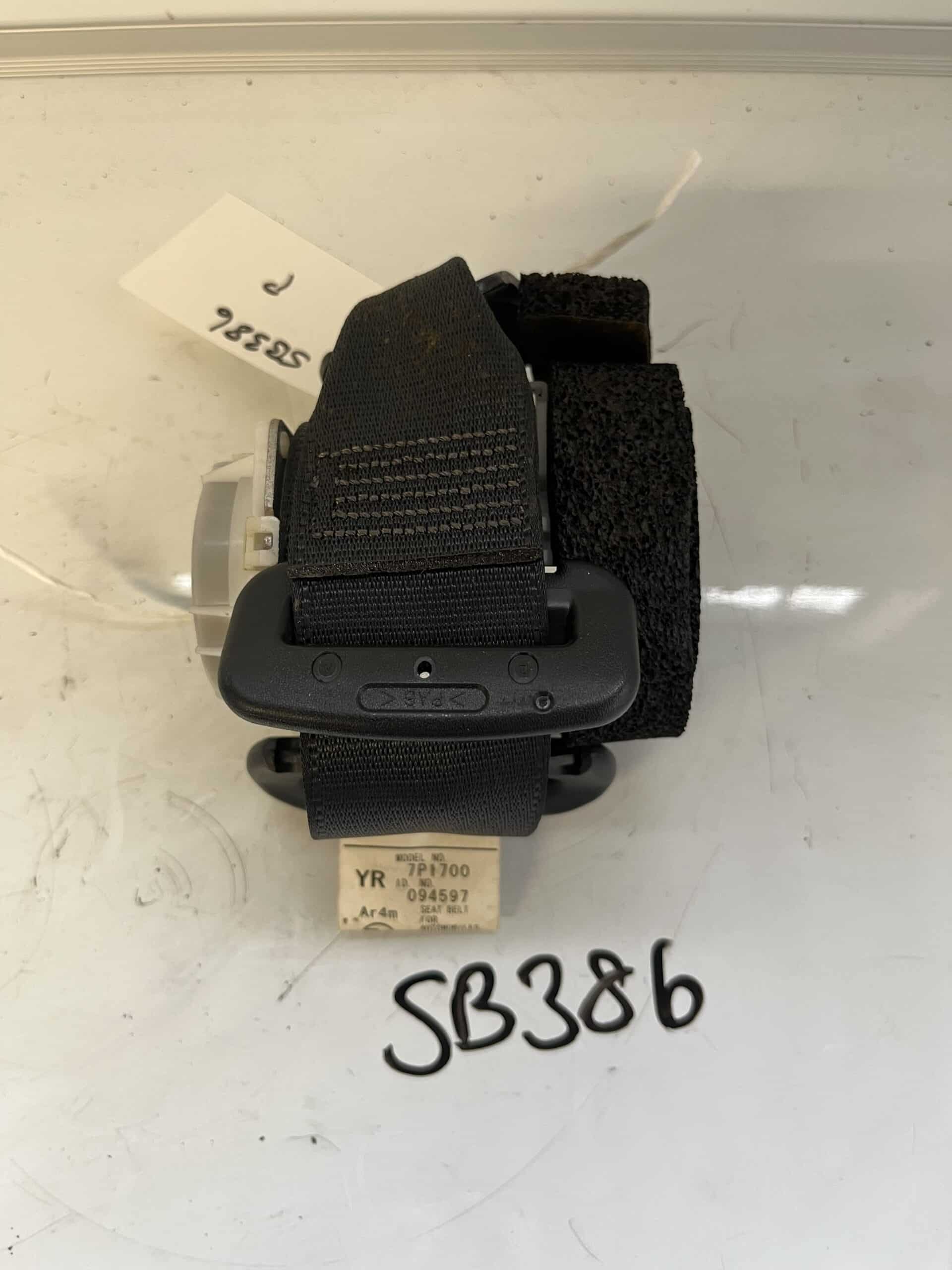Toyota Yaris 2011-2017 Hatchback Off Side Rear Seatbelt