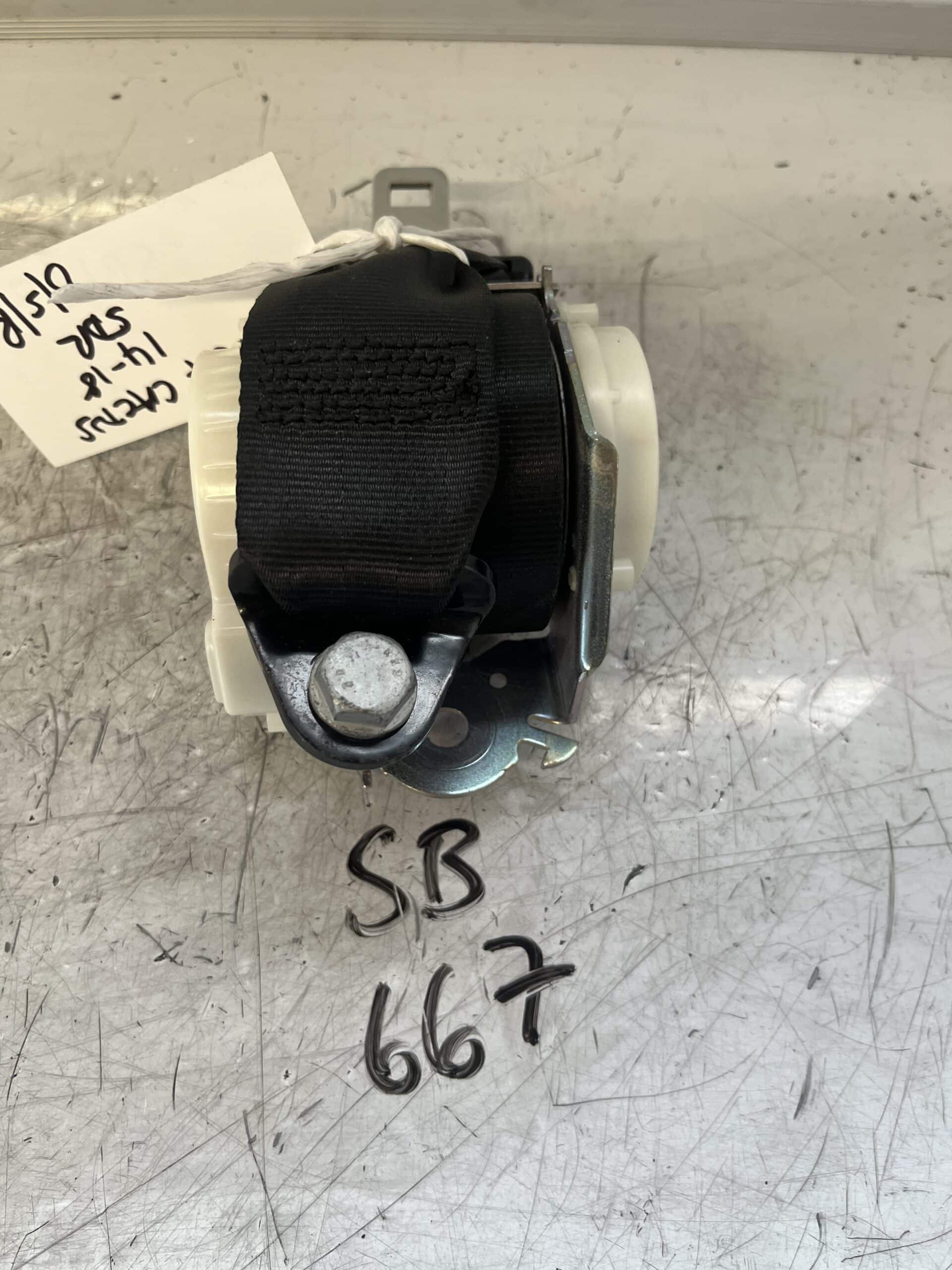 Citroen C4 Cactus 2014-2018 5 Door Hatchback Off Side Rear Seatbelt – 98009738XX
