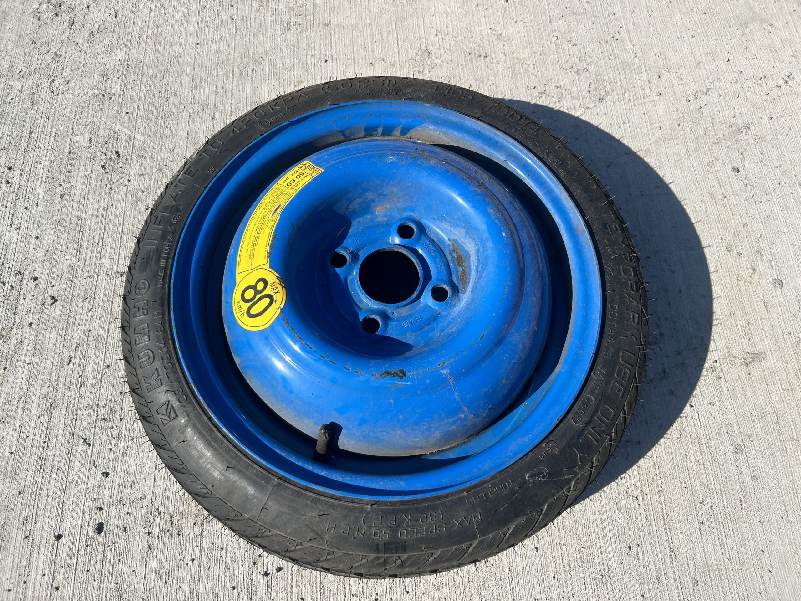 Chevrolet Aveo 2008-2011 Space Saver / Spare Wheel – 105/70/14