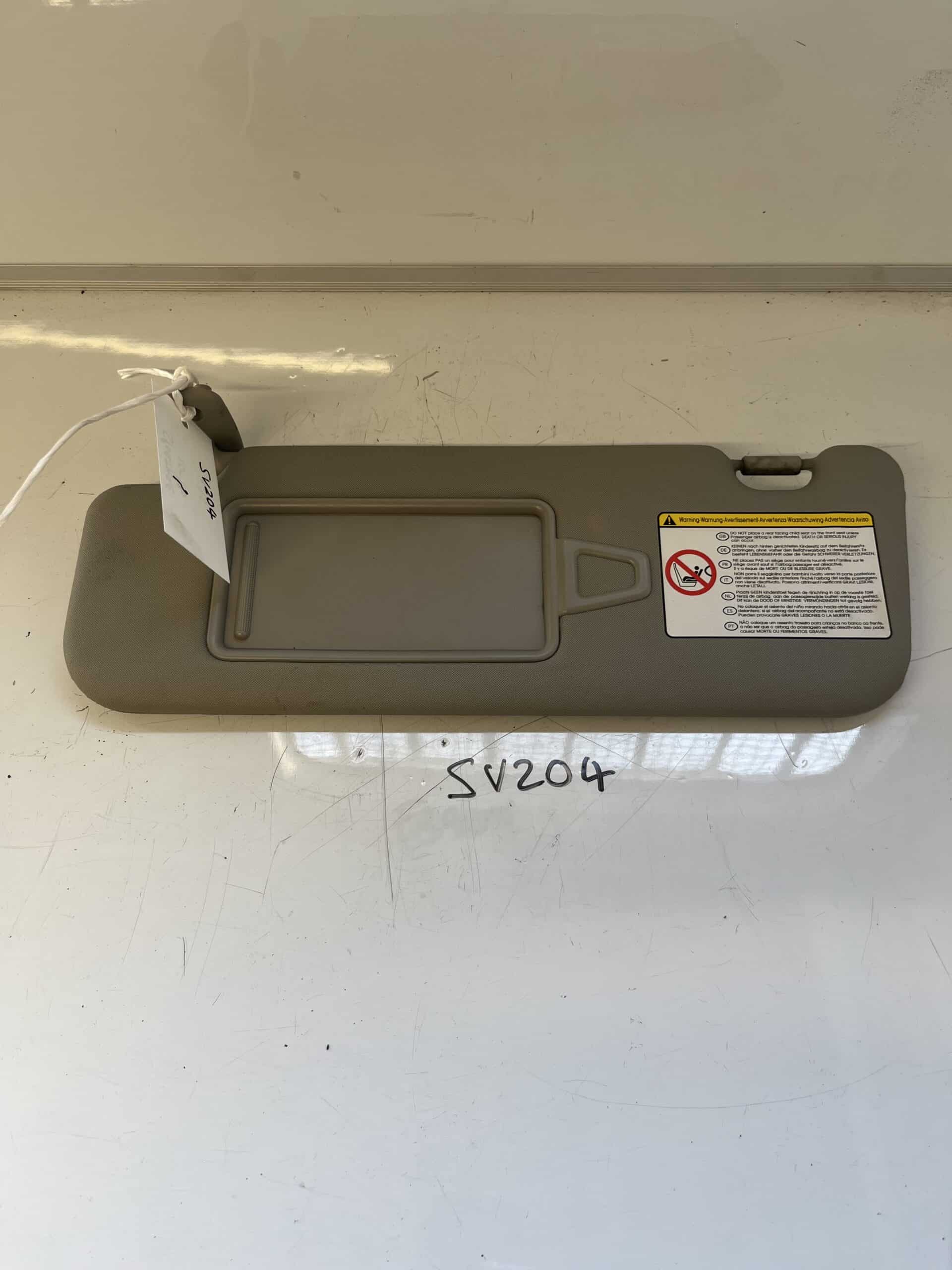 Kia Sportage 2010-2016 Near Side Sun Visor With Mirror