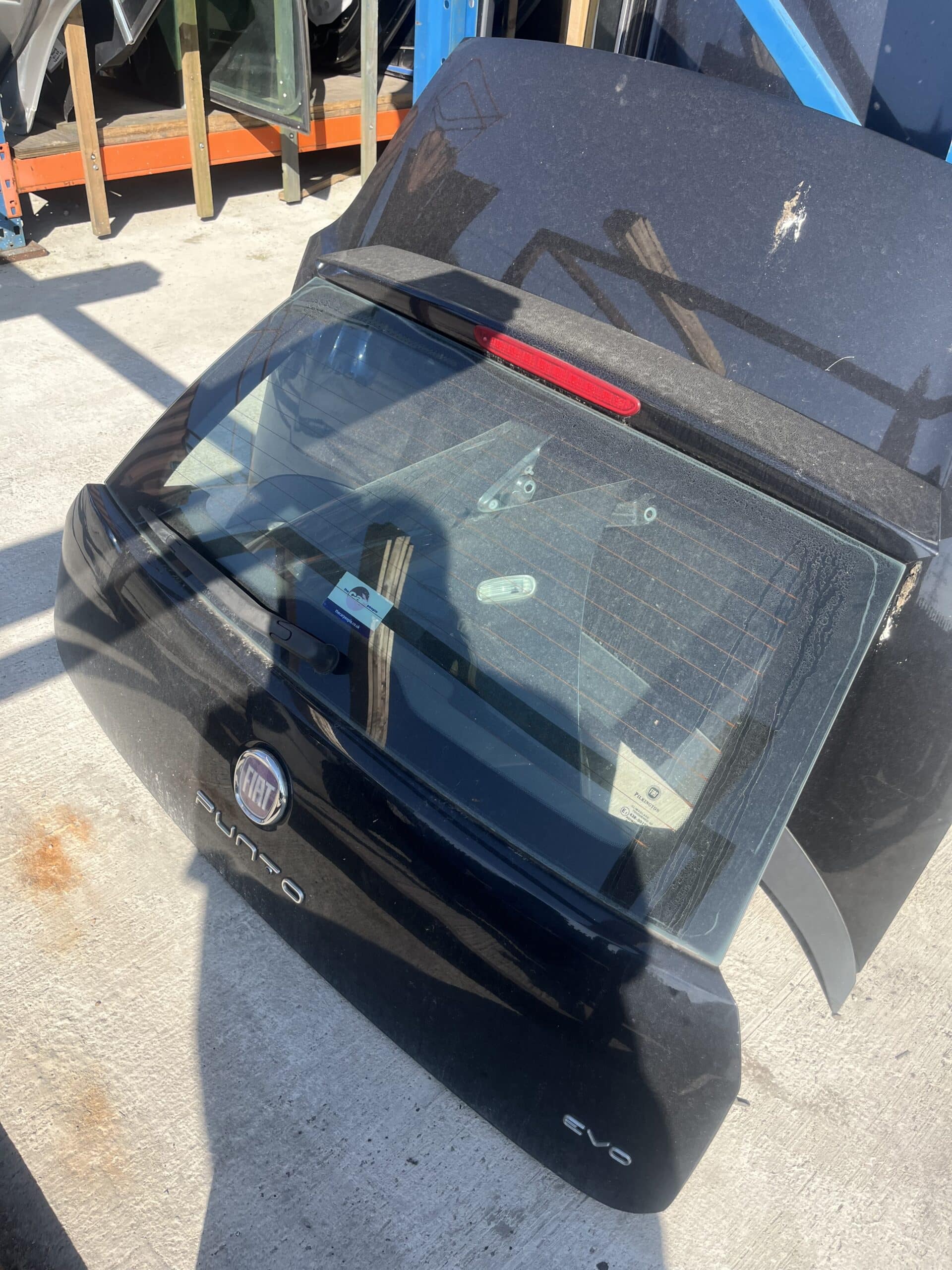 Fiat Punto 2006-2013 Hatchback Tailgate – Black Colour Code 876 ( Call Office For Delivery Quote )