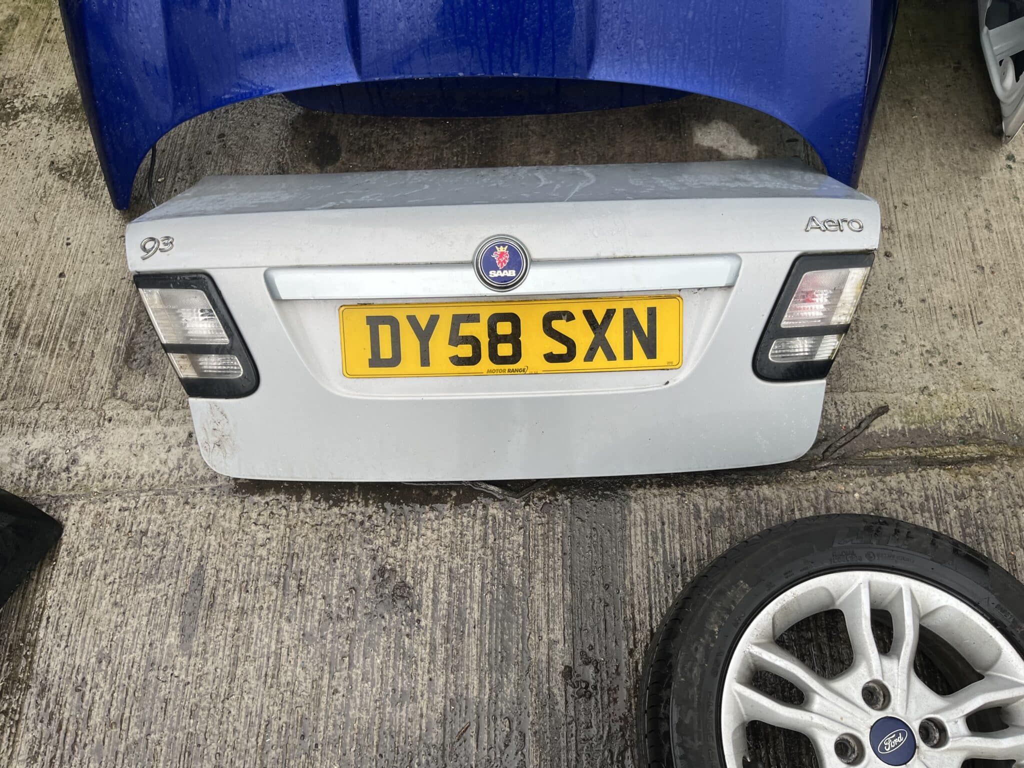 Saab 93 2008-2011 Saloon Boot Lid – Silver ( Call Office For Delivery Quote )