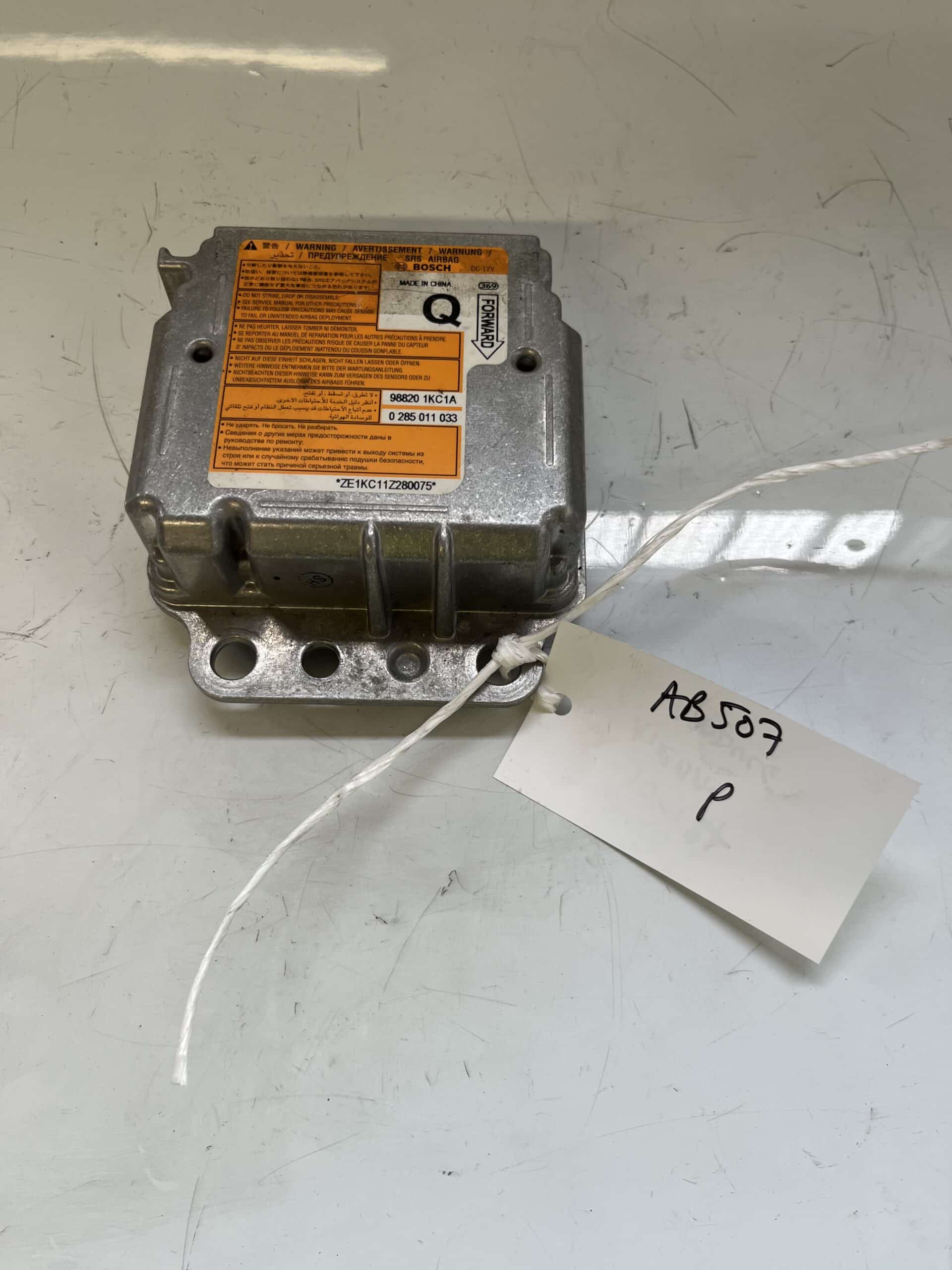 Nissan Juke 2010-2014 Airbag Module – 988201KC1A / 0285011033