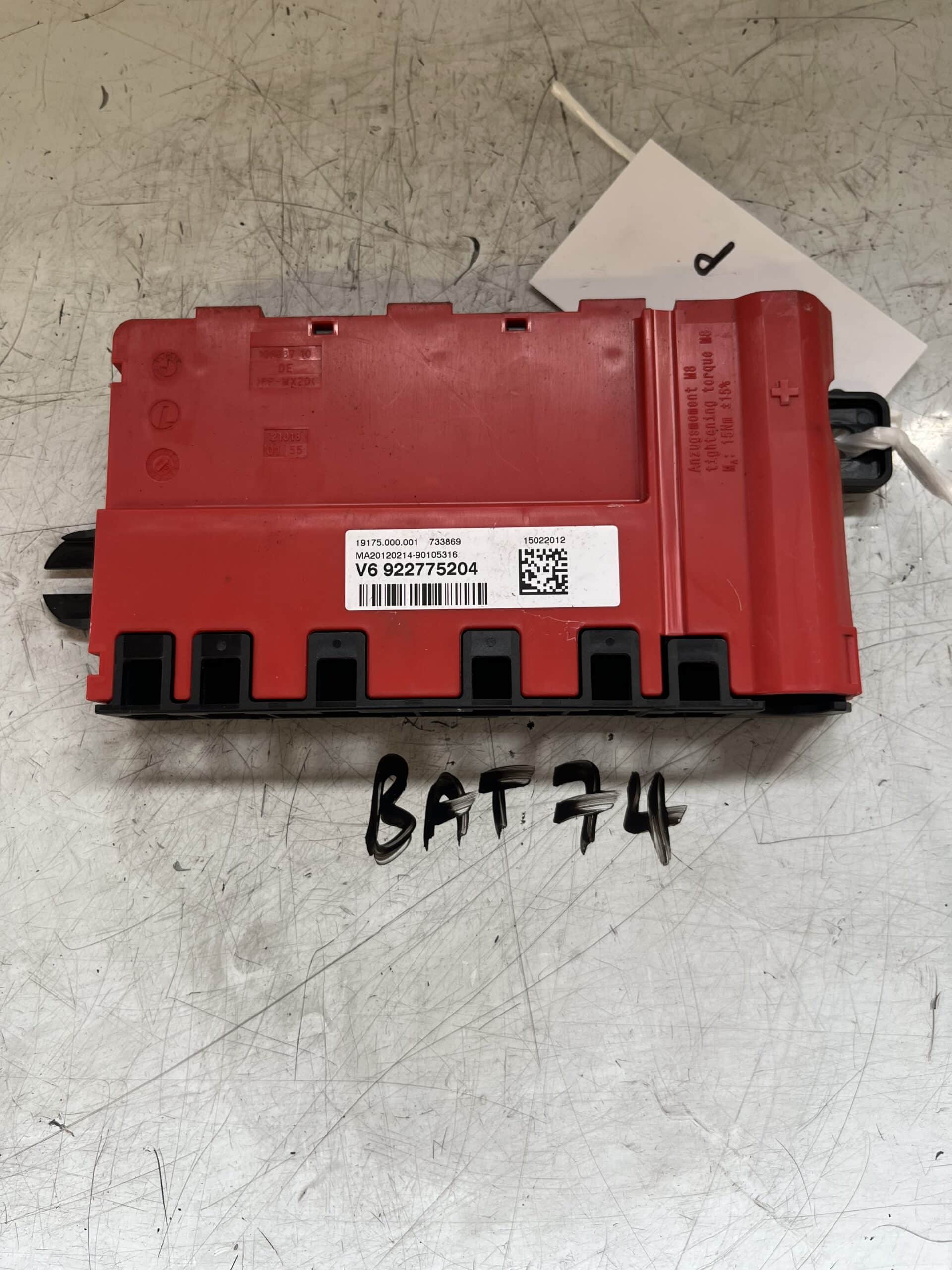 BMW X3 2015-2018 Battery Terminal – 922775204