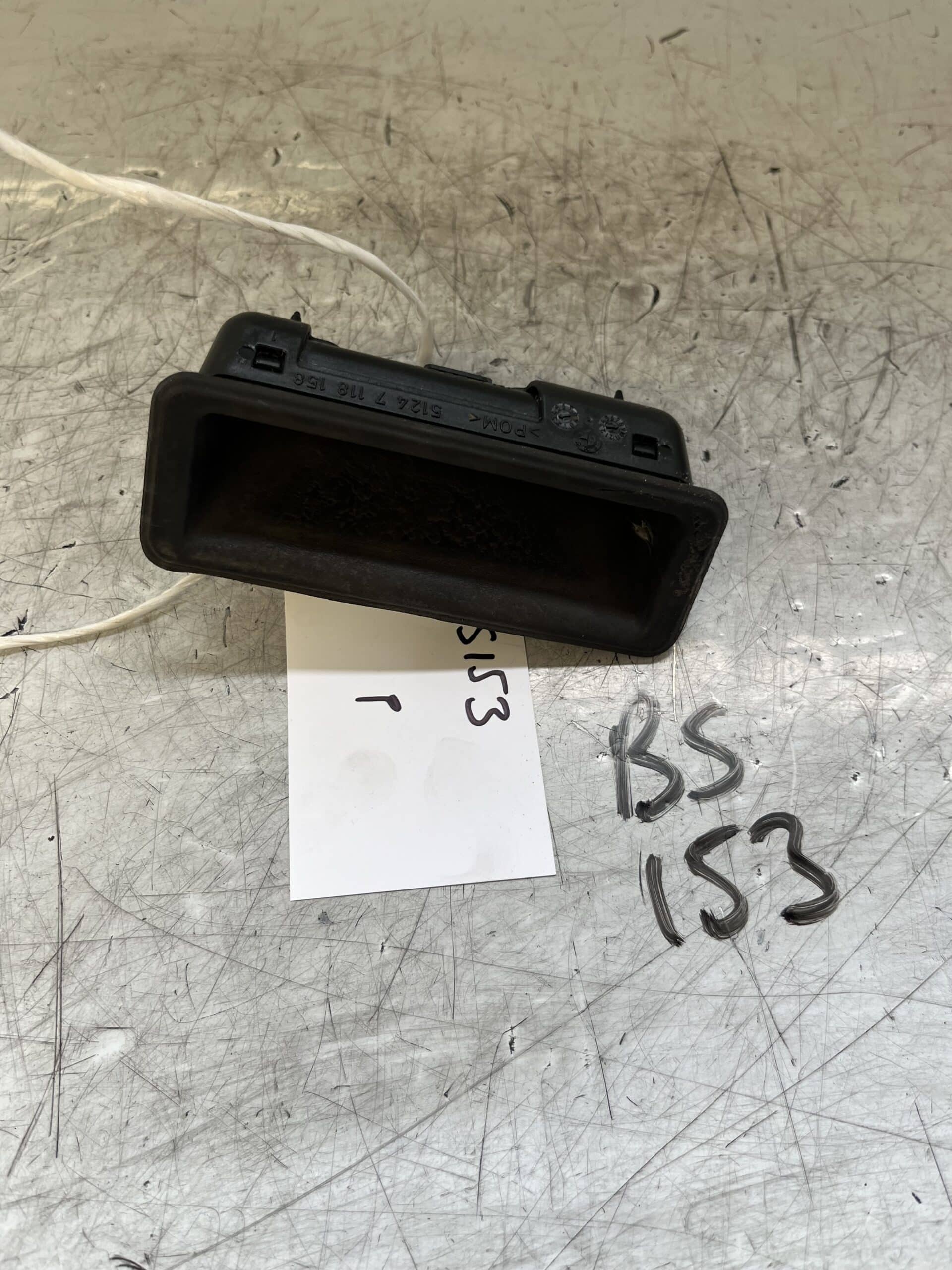 BMW X1 2009-2015 Hatchback Tailgate Release Switch / Button – 5124 7 118 158