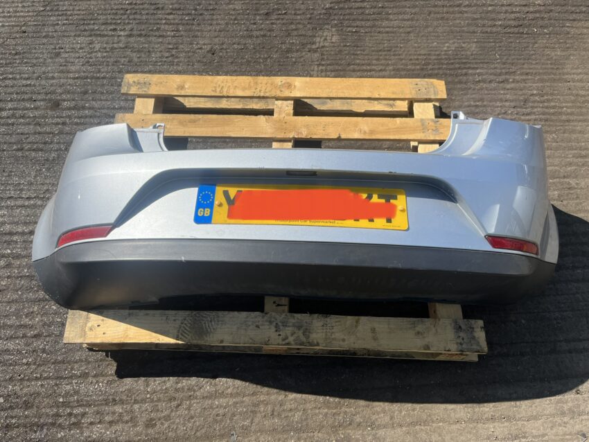 Seat Ibiza 2008-2012 3 Door Hatchback Rear Bumper – Silver – LS7Y Colour Code