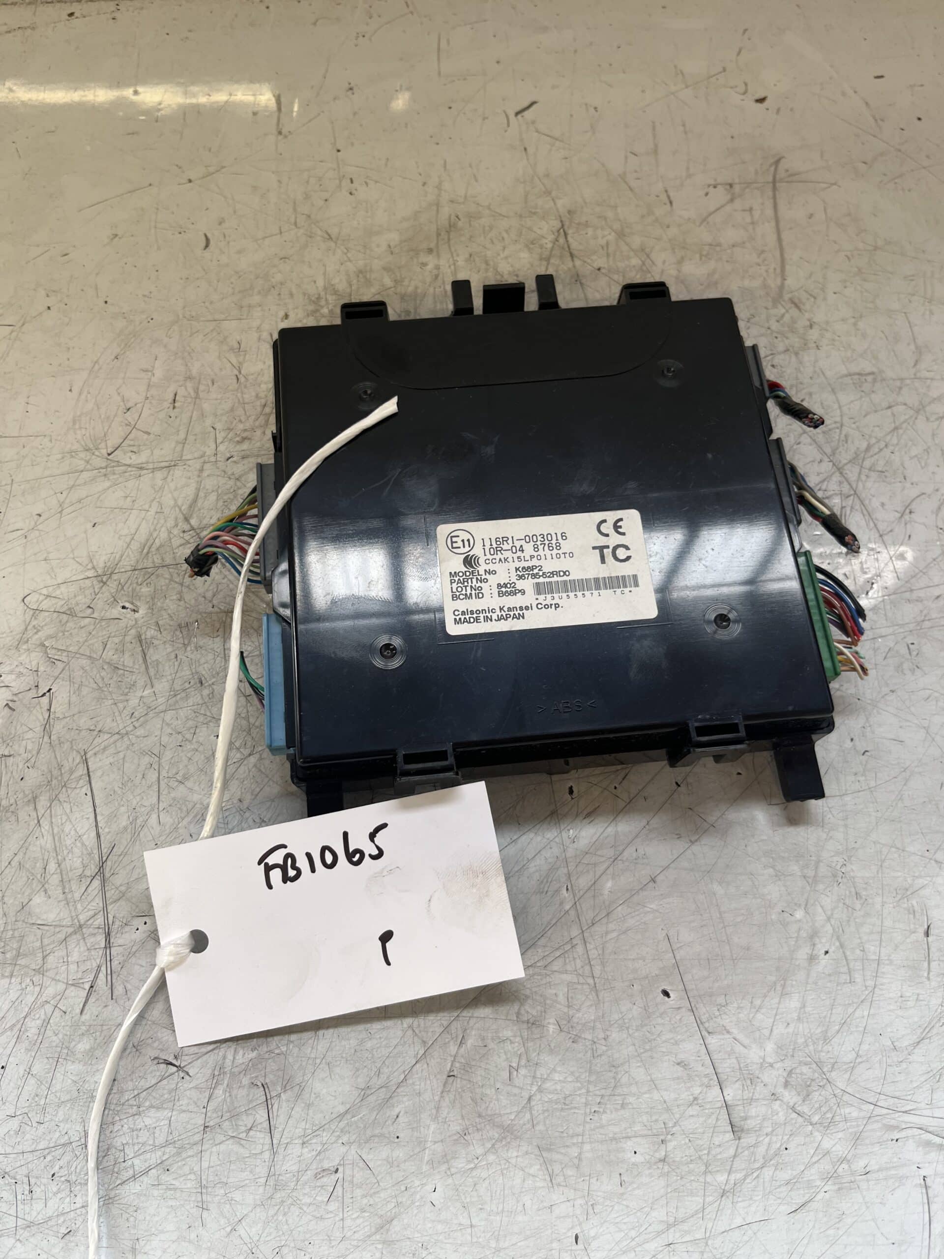 Suzuki Swift 2017-2023 BCM / Body Control Module – 36785-52RD0