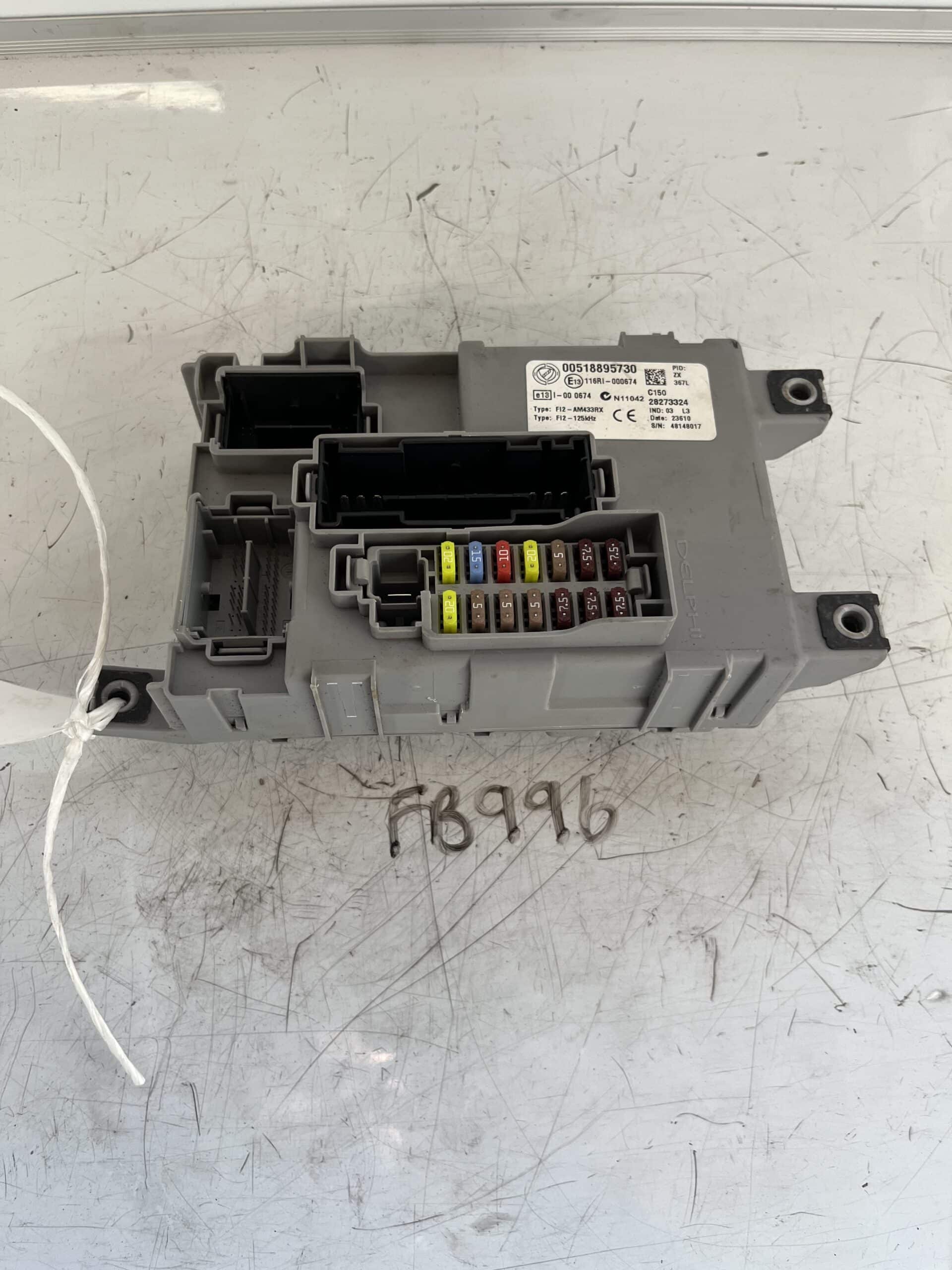 Fiat 500 2007-2015 Body Control Module / BCM / Fuse Box – 00518895730