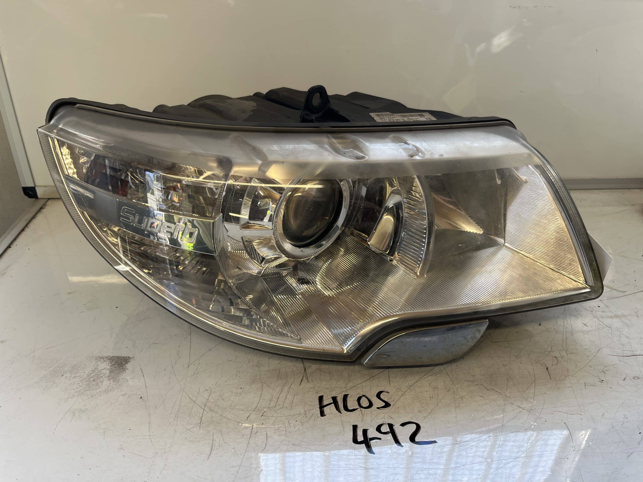 Skoda Superb 2008-2012 Off Side Headlamp – Halogen- 3T2941018C