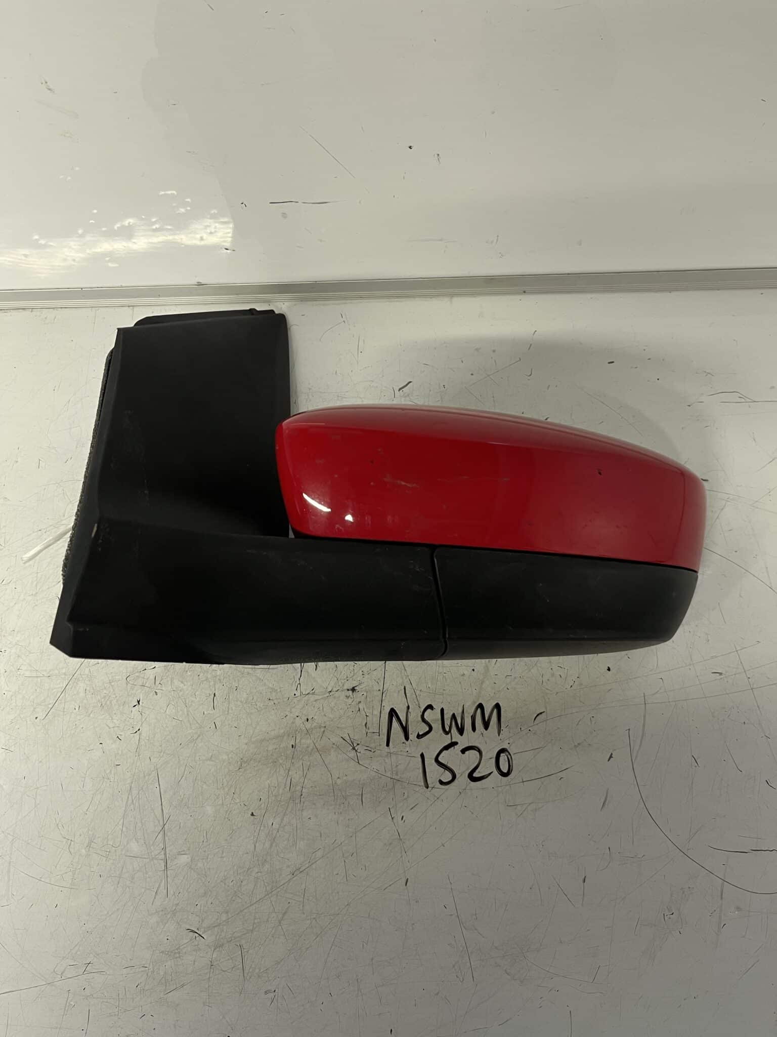 Volkswagen Up / Skoda Citigo 2012-2017 Near Side Manual Door Mirror – Red LY3D Colour Code