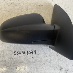 Chevrolet Aveo 2008-2011 Hatchback Off Side Manual Door Mirror – Black Plastic