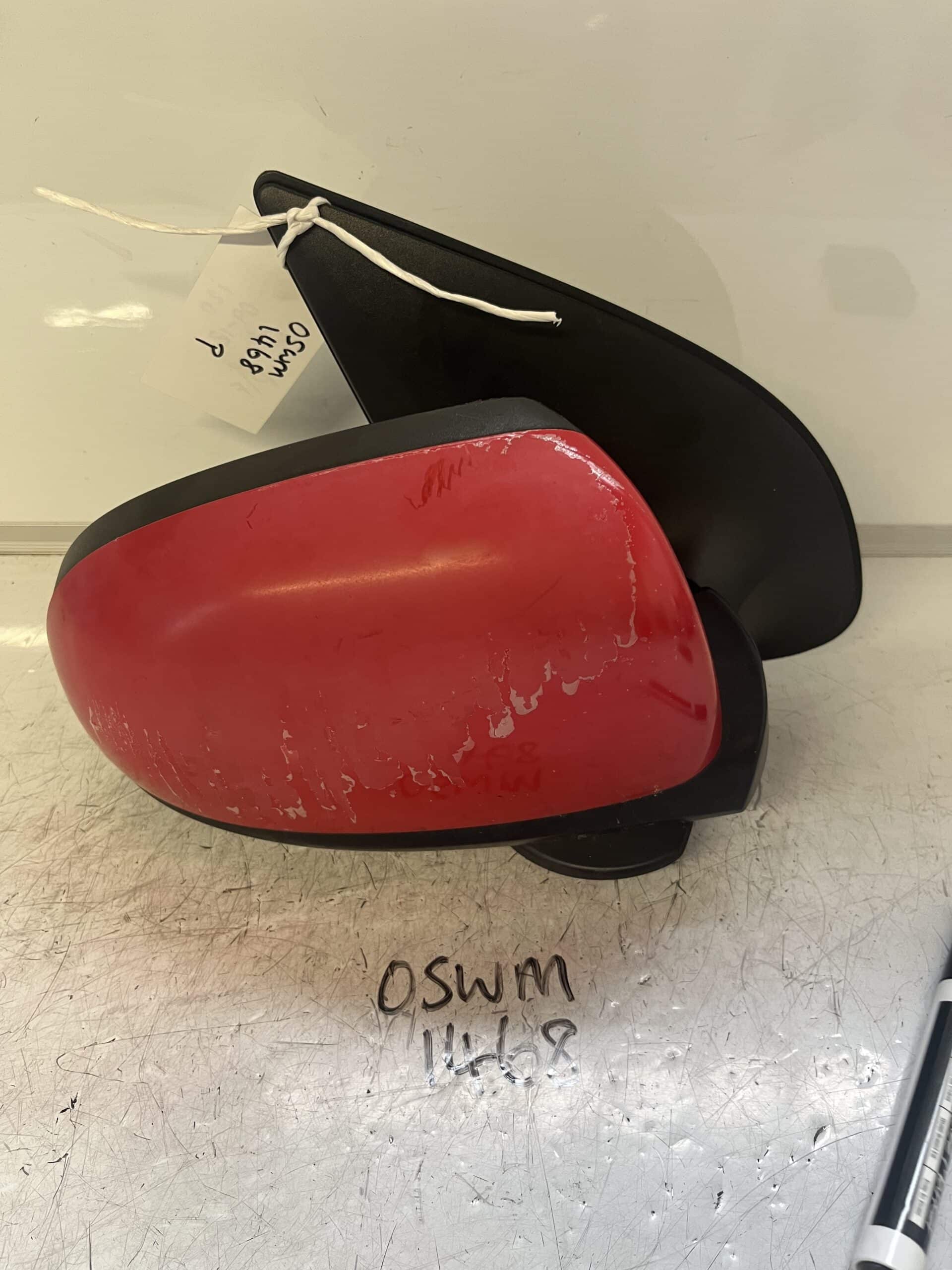 Hyundai i20 2009-2012 Hatchback Off Side Electric Door Mirror – Red ( Power Fold ) ( Paint Flaking )