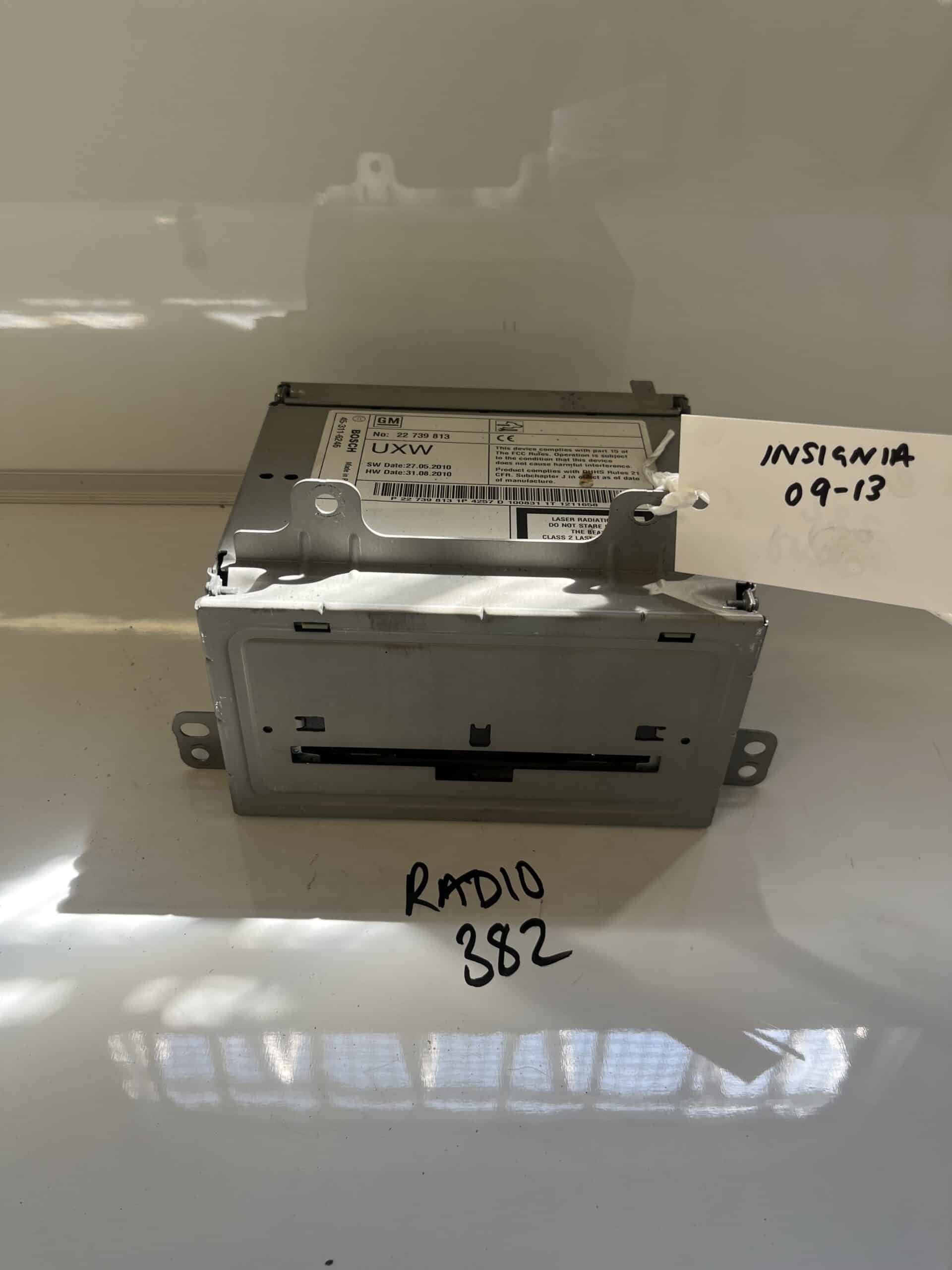 Vauxhall Insignia 2009-2013 Radio Head Unit – 22739813