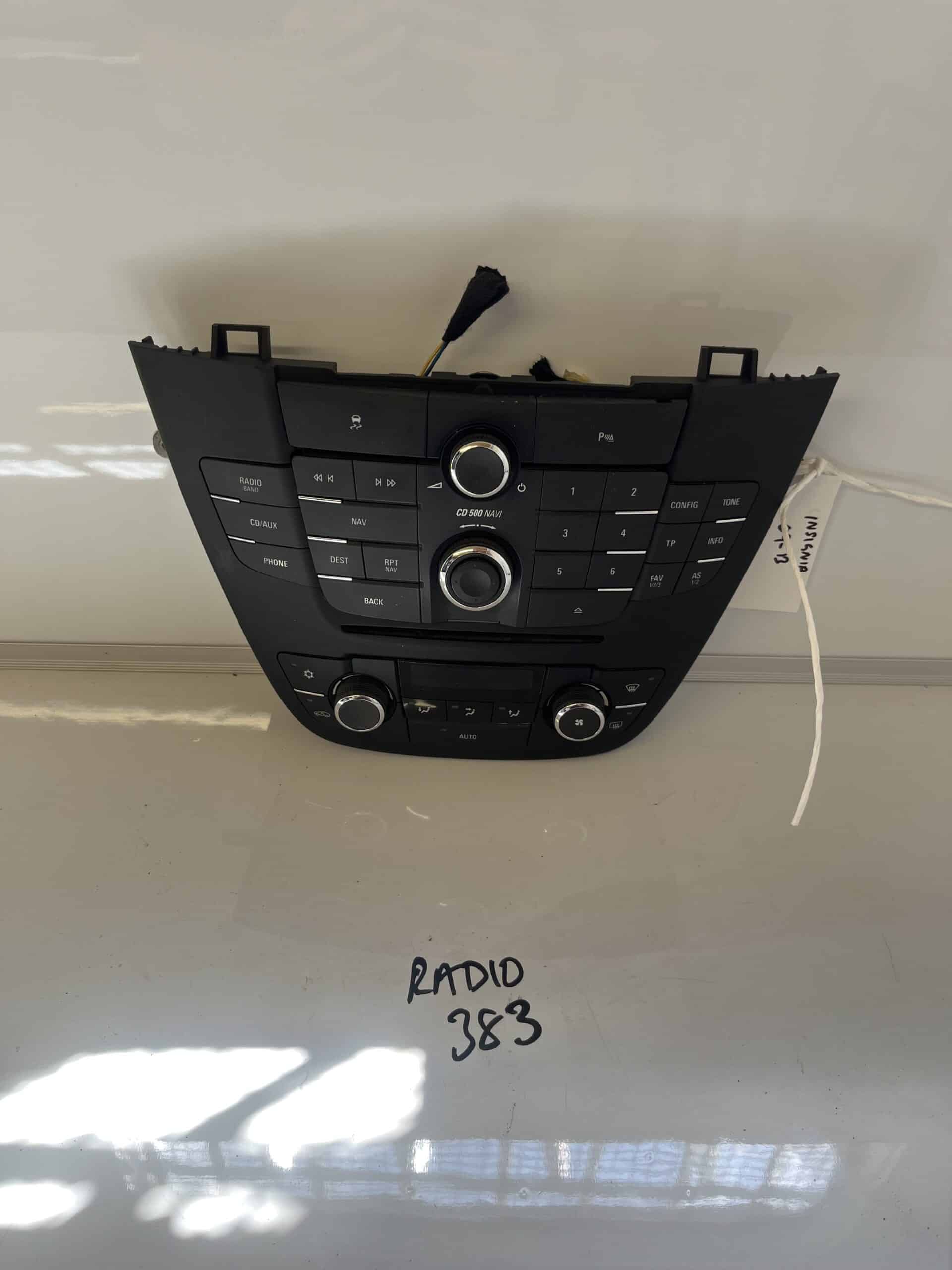 Vauxhall Insignia 2009-2013 CD 500 Navi Radio Fascia And Heater Control Panel – 13273255 / 13273095