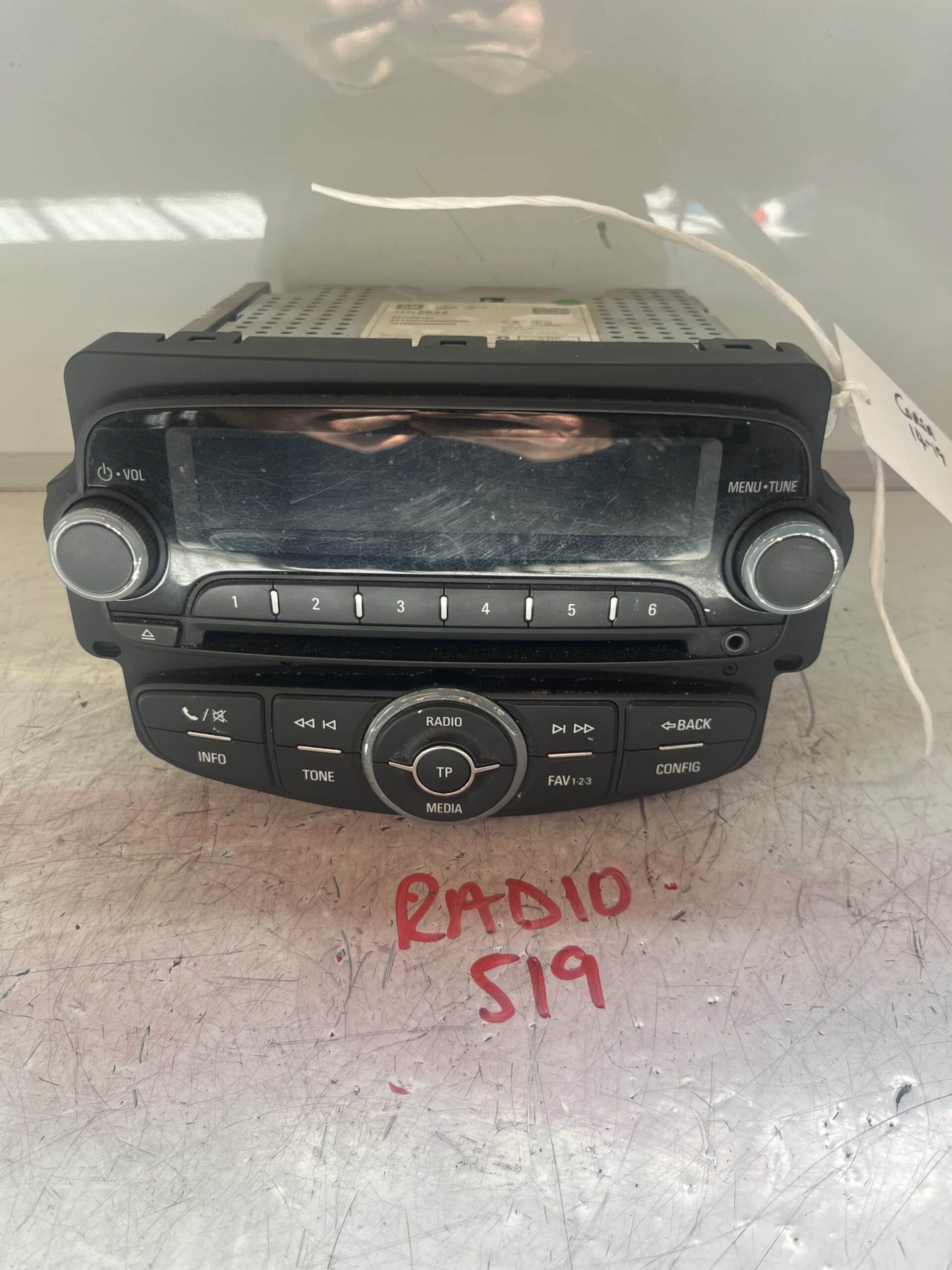 Vauxhall Corsa 2014-2019 Radio / Head Unit / CD Player – 13476634