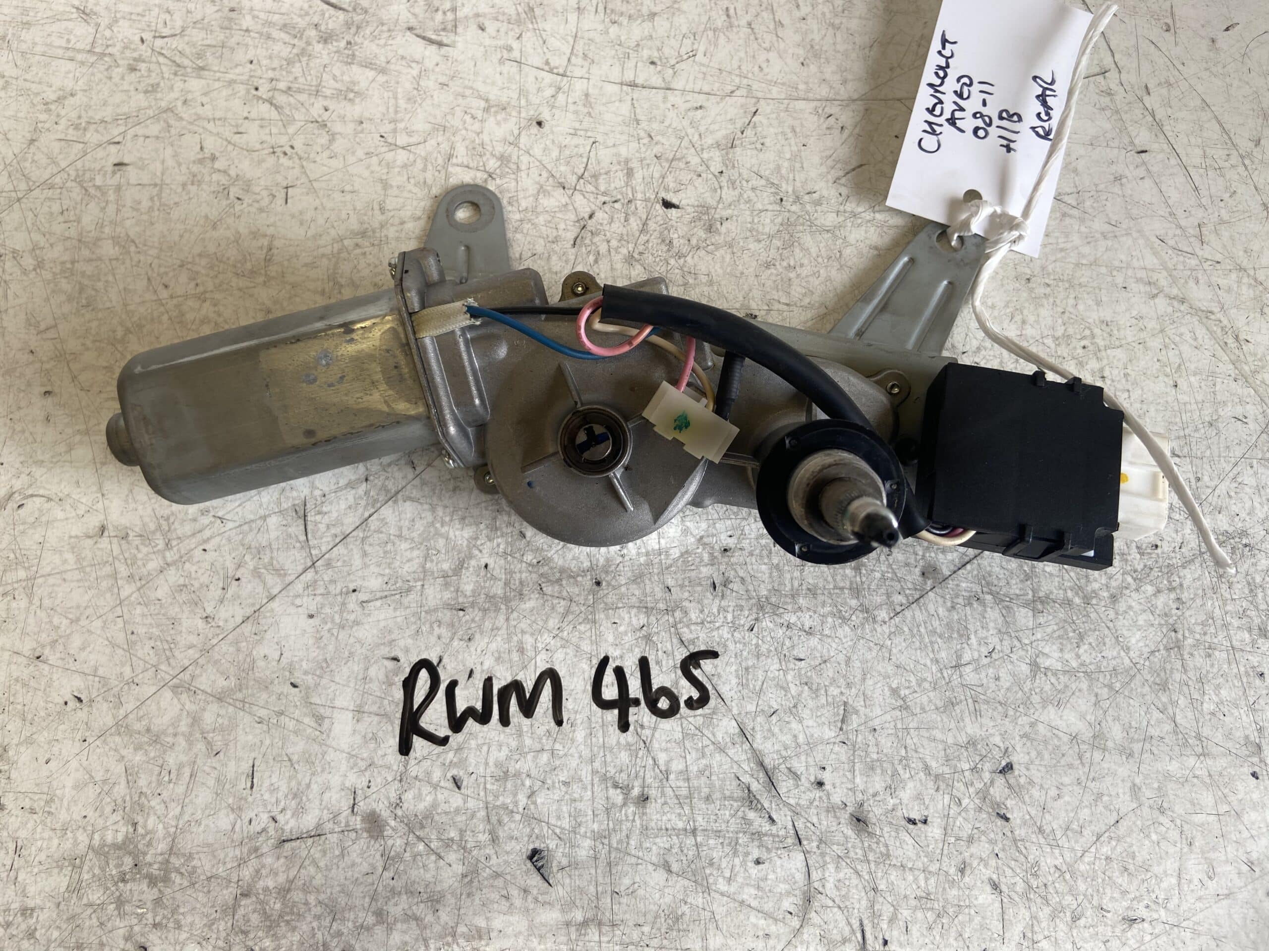Chevrolet Aveo 2008-2011 Hatchback Rear Wiper Motor