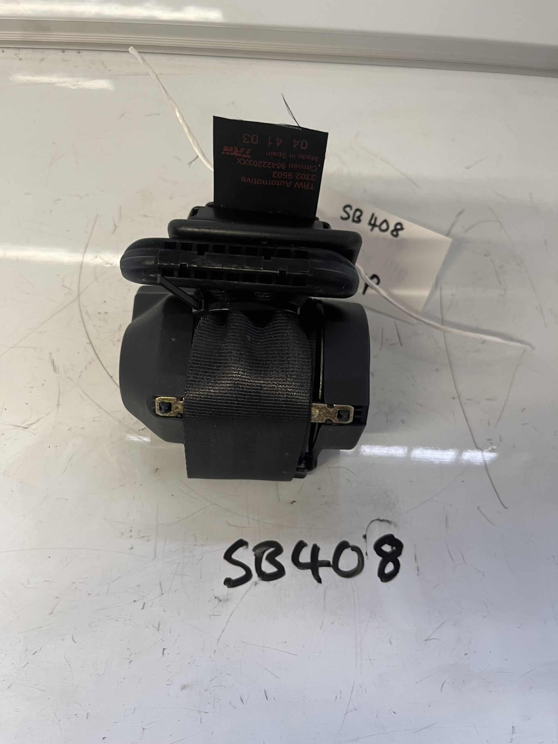Citroen C2 2002-2009 3 Door Hatchback Off Side Rear Seatbelt – 96422203XX