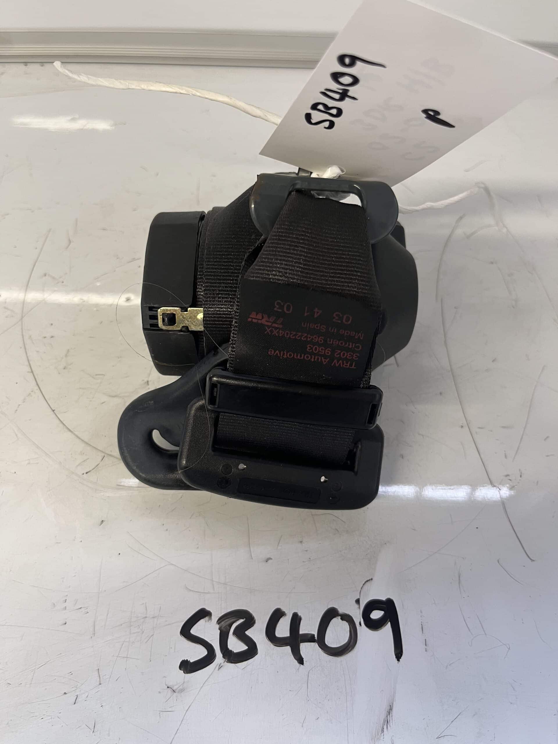 Citroen C2 2002-2009 3 Door Hatchback Near Side Rear Seatbelt – 96422204XX