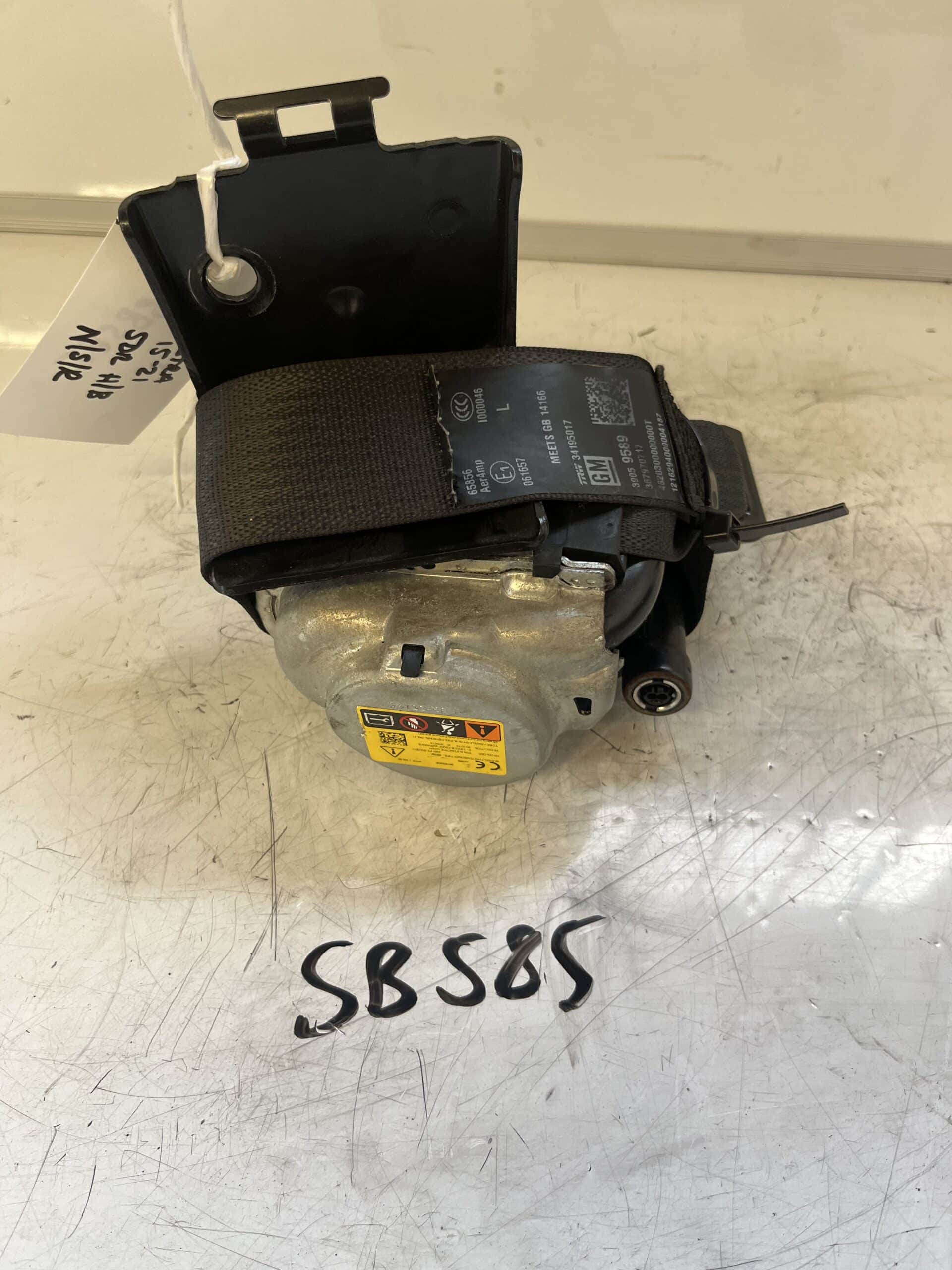 Vauxhall Astra 2015-2021 5 Door Hatchback Near Side Rear Seatbelt – 34195017