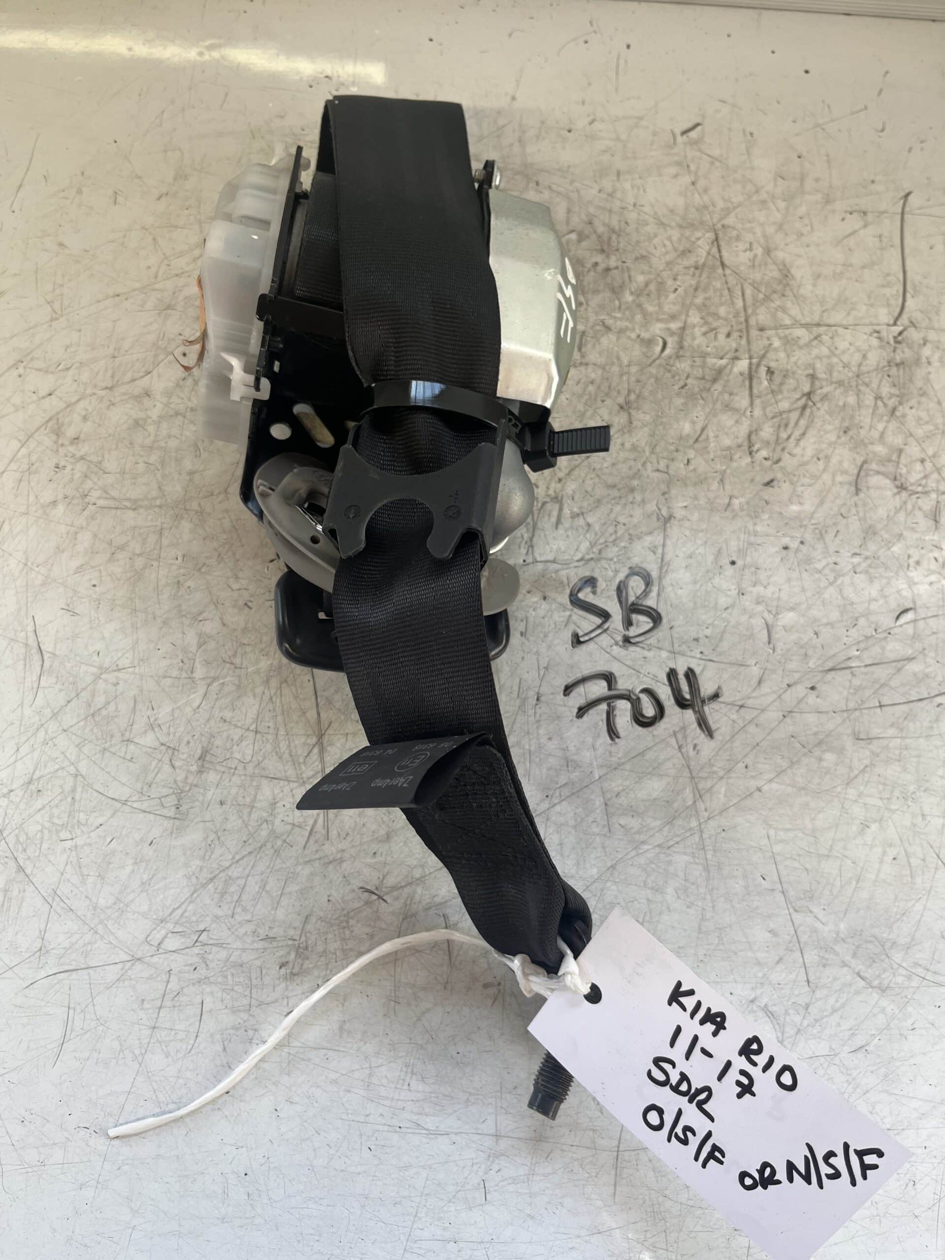 KIA Rio 2011-2017 5 Door Hatchback Off Side Or Near Side Front Seatbelt – 88870-1W600 ( Universal Fits Both Sides )