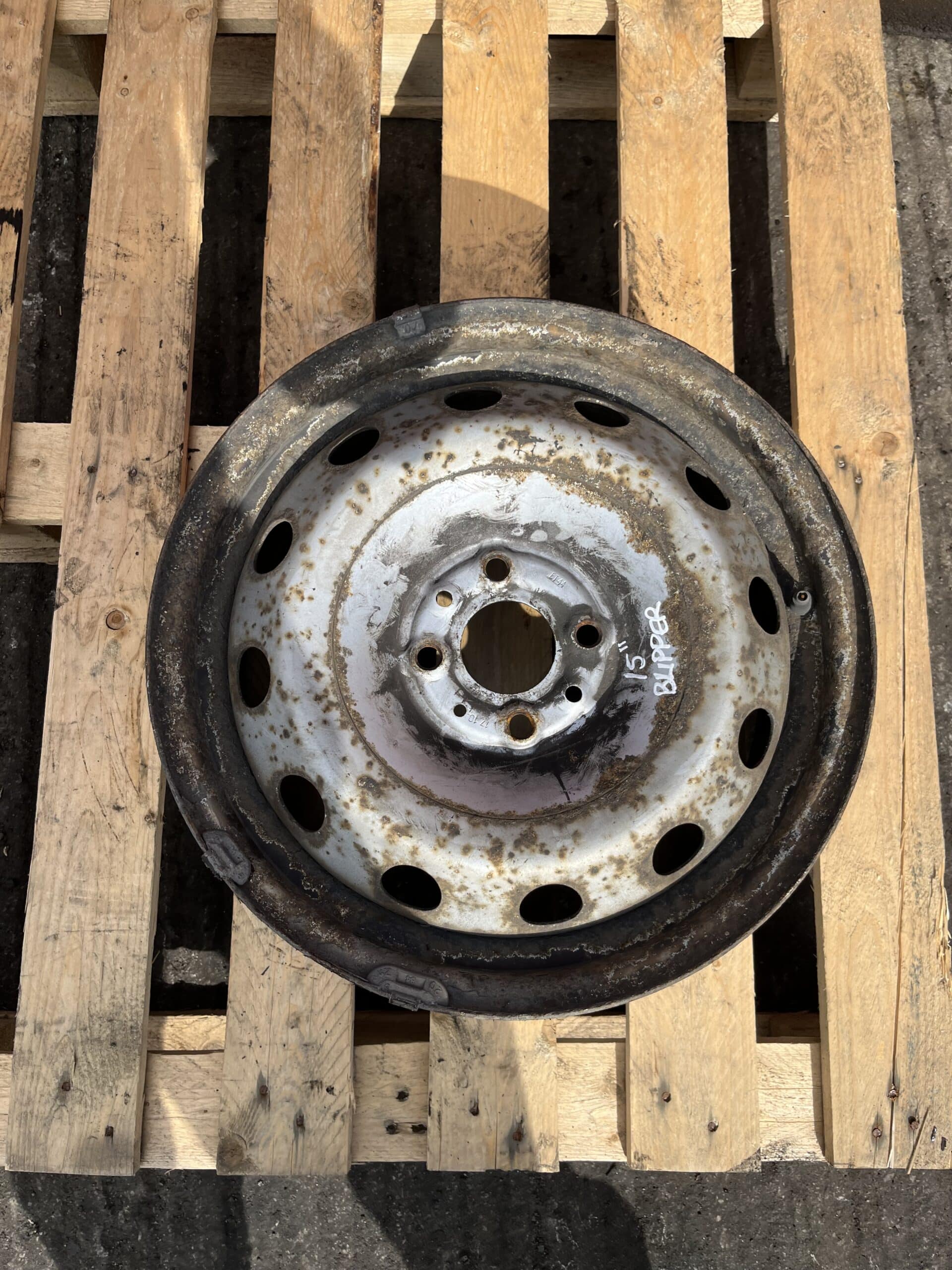 Citroen Nemo / Peugeot Bipper 2008-2016 15″ 4 Stud Steel Wheel Rim