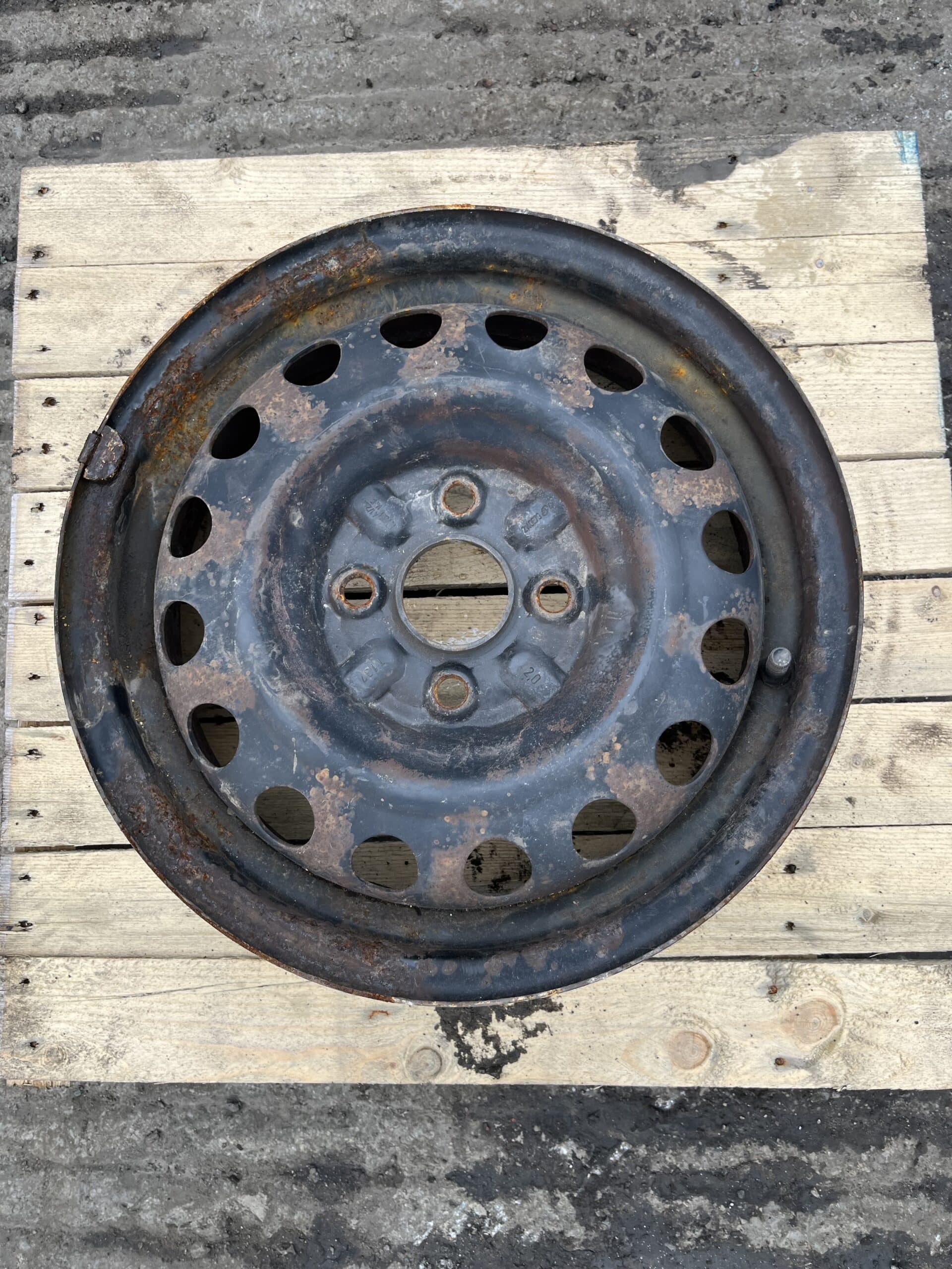 Citroen C1 / Toyota Aygo / Peugeot 107 2005-2014 14″ Steel Wheel Rim